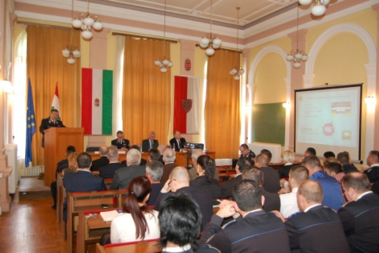 Évértékelő a Soproni Rendőrkapitányságon