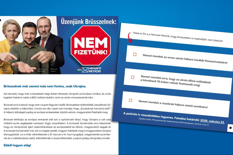 Nemsokára postázzák a Nemzeti Petíciót