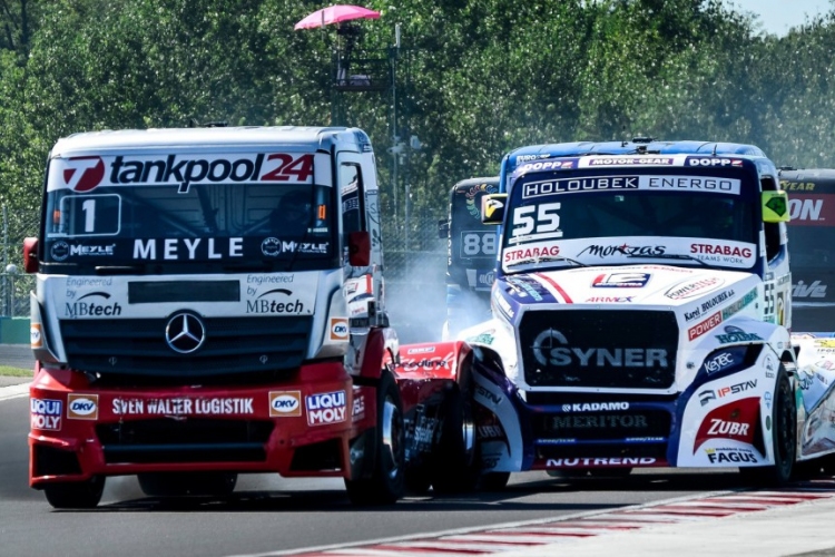 Öt márka 16 versenyzője indul a Hungaroringen a kamion Eb-n