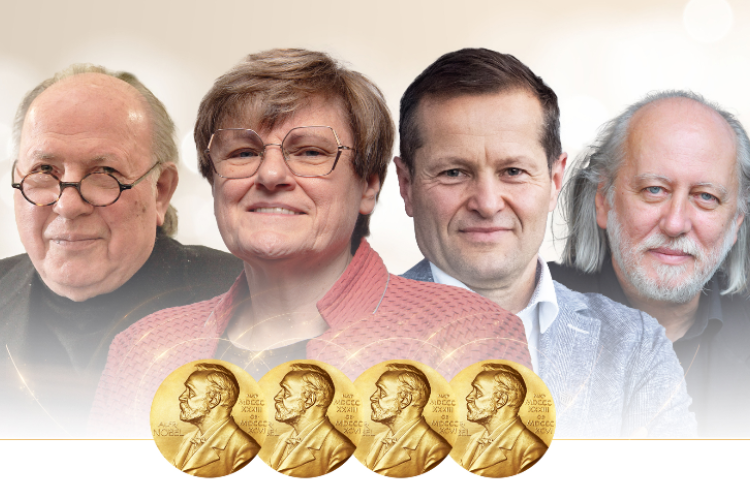 Átvette a Nobel-díjat Krasznahorkai László