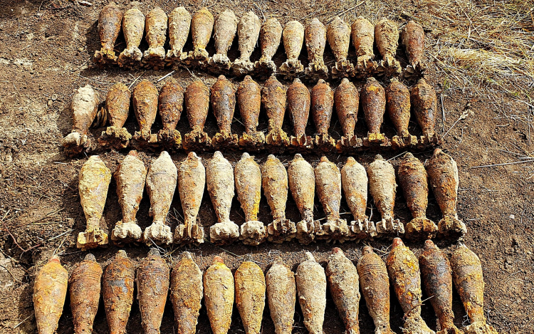 Rengeteg gránátot találtak Szombathelyen