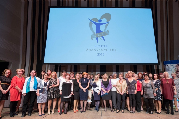 A nők megbecsülésének ünnepén kilenc nő vette át a Richter Aranyanyú-díját