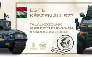 Háromnapos programkavalkáddal várja az ünneplőket a Magyar Honvédség